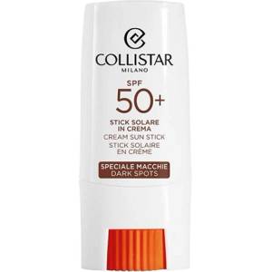Collistar Cream Sun Stick Dark Spots SPF50+ слънцезащитен стик унисекс 9 мл