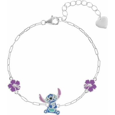 Disney Dětský náramek Lilo & Stitch stříbrný BS00095SL-65.CS (Ag 925/1000, 5 g) (BS00095SL-65.CS)