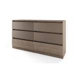Bogdan Furniture I Скрин Mod 3076, Мока/Лате