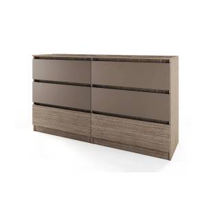 Bogdan Furniture I Скрин Mod 3076, Мока/Лате