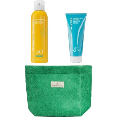 Germaine de Capuccini Комплект Love Sun - Спрей и Лосион за тяло, 2 х 200 ml + Несесер