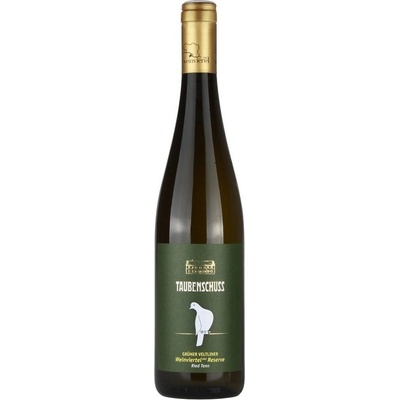 Taubenschuss Grüner Veltliner Ried Tenn Reserve suché bílé 2019 13% 0,75 l (holá láhev)