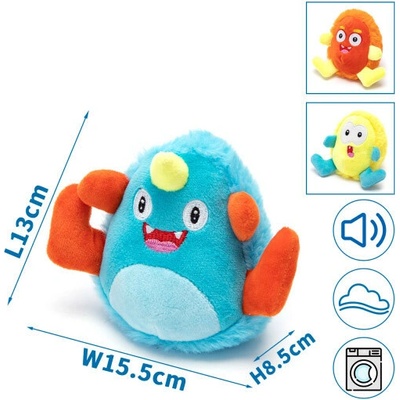 Nobleza plyšová little monster 13 cm modrá