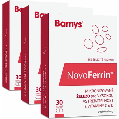 Barny's NovoFerrin 3 x 30 kapslí