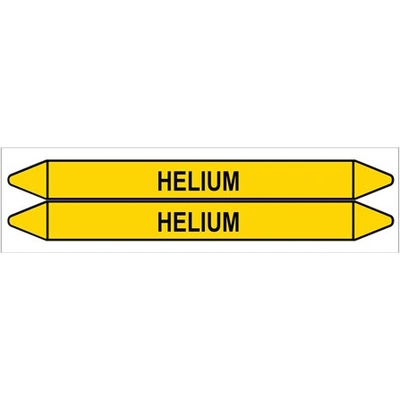 Značení potrubí, helium,2 ks, 450 × 52 mm PZ 007661