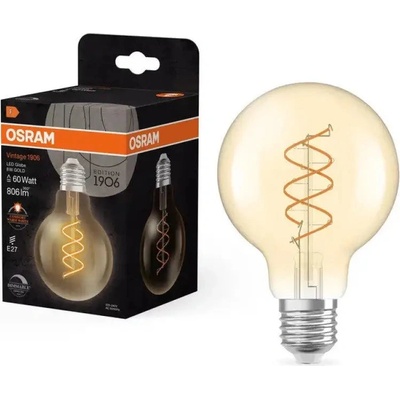 OSRAM Led ЛАМПА vintage 1906 cla60 g80 gold 60 dim 8w/922 e27 ledvance (4058075836846)