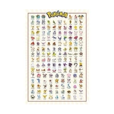 GB eye Plagát Pokémon Kanto