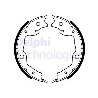 Sada brzd. čeľustí parkov. brzdy DELPHI LS1999