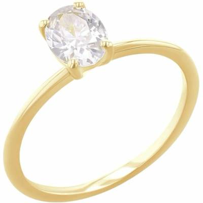 Eppi Zásnubný prsteň s oval diamantom Frost RE45773