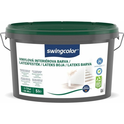 Swingcolor Vinylová barva, sněhobílá, matná, 5 l