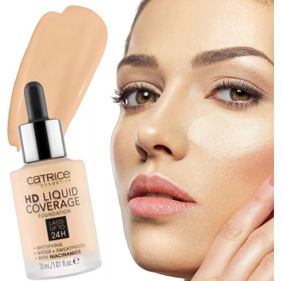 Tekutý make-up HD Liquid Coverage Foundation 20 Rose Beige 30 ml