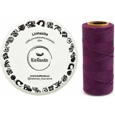 Voskovaná šnúra Linhasita 0,75 mm - farba 359 - 10m