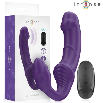 Intense jill double vibrator 20 cm purple remote control
