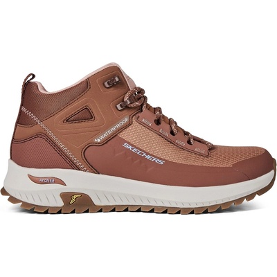 Skechers Дамски високи кецове Skechers Waterproof Hotmelt Overlay High Top Hiking Boots Womens - Clay