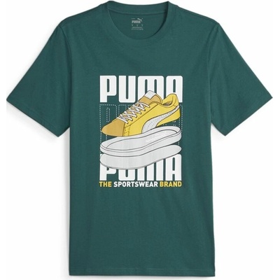Puma Graphic Sneaker Tee Green