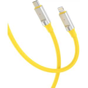 XO Кабел XO NB251 6A Liquid Silicone Rubber Lightning Data Cable 100cm Ca (NB251 6A Liquid Silicone Rubber Lightning Data Cab)