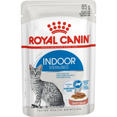 Royal Canin Indoor Sterilised Gravy 12 x 85 g