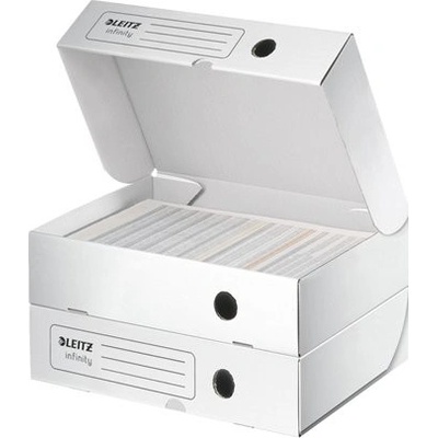 Leitz Infinity archívny box otváranie smerom nahor biely A4 80 mm