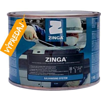 ZINGA Antikorózna ochrana 1 kg kovovo sivá