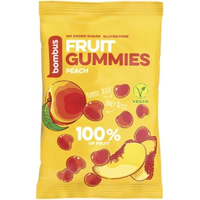 Bombus Fruit gummies broskev 35 g