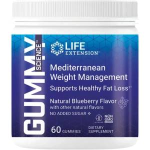 Life Extension Gummy Science Mediterranean Weight Management [60 желирани бонбони] Боровинка