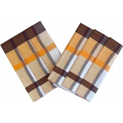 Svitap J.H.J. Veľké káro 50x70 cm 3 ks oranžové