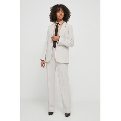 Calvin Klein Панталон Calvin Klein в сиво със стандартна кройка, с висока талия K20K206879 (K20K206879)