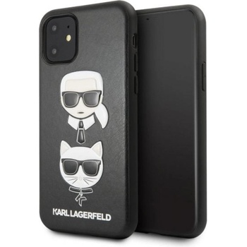 KARL LAGERFELD Гръб Karl Lagerfeld and Choupette Case за iPhone 11 - Черен (3700740463260)