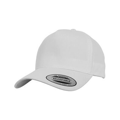 Yupoong 5-Panel Curved Classic Snapback white