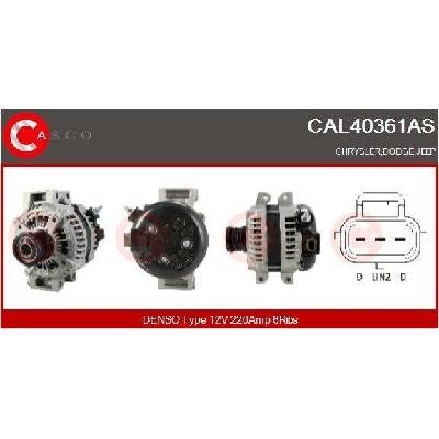 generátor CASCO CAL40361AS