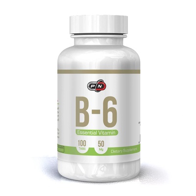 Pure Nutrition - VITAMIN B-6 (Pyridoxine) - 50 mg - 100 Tablets