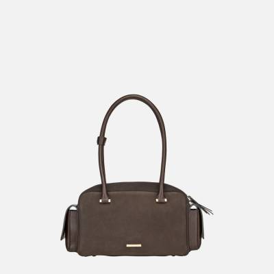 Geox Tmavě hnědá dámská kabelka Nymbelle G015825 Tmavě hnědá