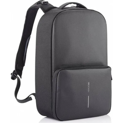 Раница за лаптоп XD Design Flex Gym Bag (P705.801), до 15.6" (39.62 cm), бизнес раница + чанта за фитнес в едно, скрити ципове, няма достъп отпред, водоотблъскващ материал, черна (P705.801)