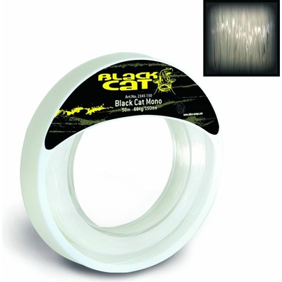 Black Cat Mono Leader 50 m 1,3 mm 77 kg,170 lbs