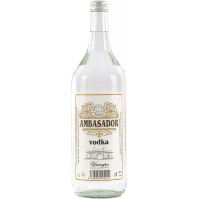 Ambasador vodka 40% 1 l (čistá fľaša)