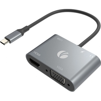 VCOM Docking Station Type-C Power Distribution 3.0 100W - HDMI, Type-C x 1, USB3.0 - CU4511 (CU4511)