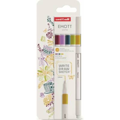 OFFICE LINE UNI EMOTT liner sada Retro - 5 ks
