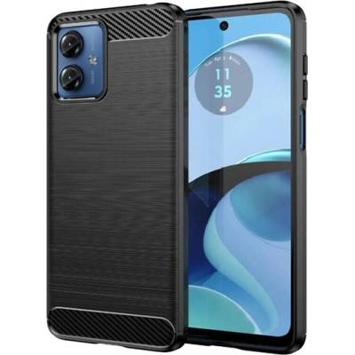 Gigapack Motorola Moto G54 5G / G54 Power 5G GIGAPACK Силиконов калъф за телефон, удароустойчив, с карбонов мотив, ЧЕРЕН GP-149088 (GP-149088)