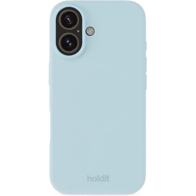 Holdit Гръб Holdit Silicone Case за iPhone 16 - Mineral Blue