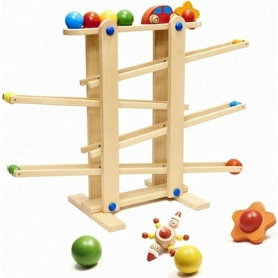 Derrson dřevěná závodní dráha XL barevná