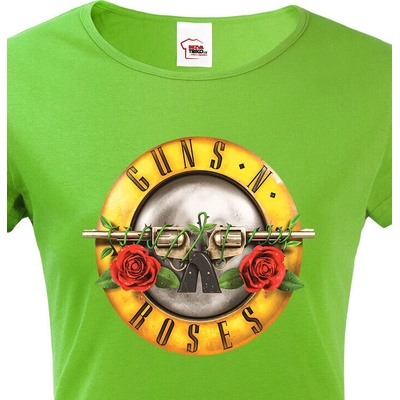 Dámské tričko Guns N’ Roses Zelená