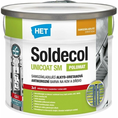 Het Soldecol Unicoat SM SU 8441 3v1 2,5 l červenohnědý