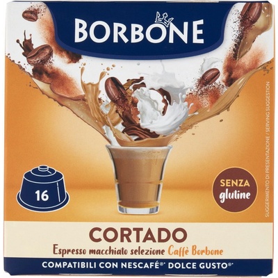 Caffe' Borbone Cortado Kompatibilné S Dolce Gusto 16 ks
