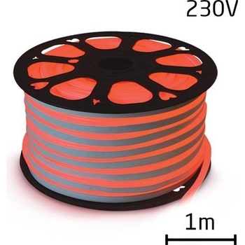 TIPA LED Neon flex hadice 230V červená 1m IP67 7W m
