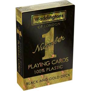 Waddingtons Карти за игра - WADDINGTONS NO. 1 Black and Gold (WM00755)