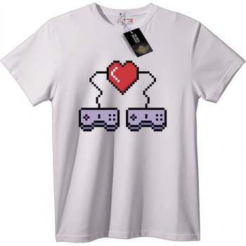 NOONEBRAND Тениска Геймърска Любов - 2XL, Black