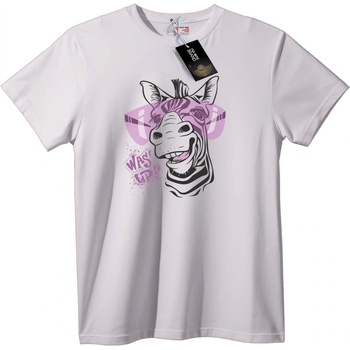 NOONEBRAND Тениска Готино Куче със Слънчеви Очила - 7XL, White