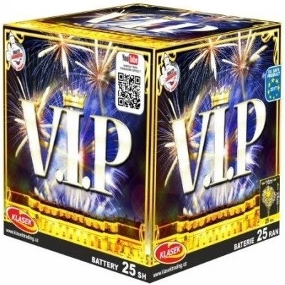 Kompaktný ohňostroj VIP 25 rán 20 mm