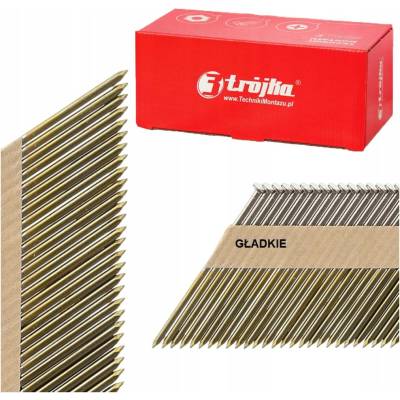 Hřebíky do hřebíkovačky papírové 3,1x90mm 34° 2000ks hladké