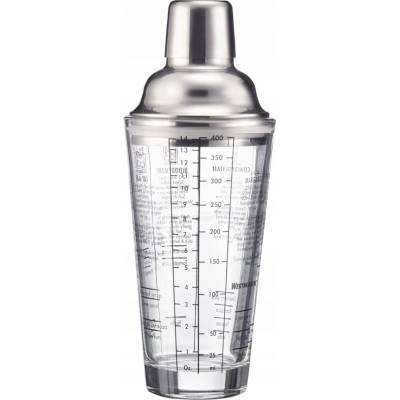 Šejkr 3dílný, skleněný SAM 400 ml